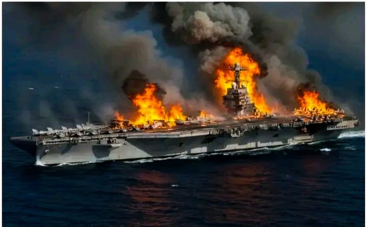 USS Gerald R. Ford may have been sabotaged and set on fire by a crew member of the ship, while involved in the convicted felon President ...