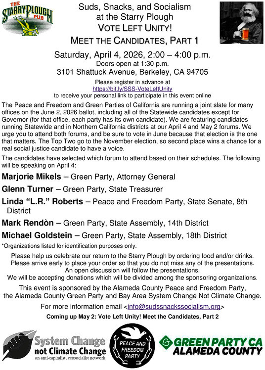 Flyer for the event. All of the information is in the event text