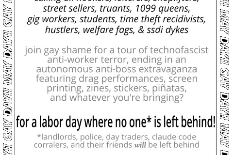 a black and white, text-heavy flier; text in post