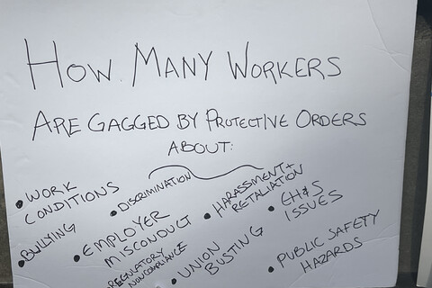 Workers Are Being Silenced By Court Orders To Protect The Companies
