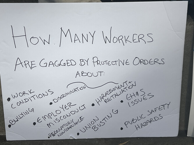 Workers Are Being Silenced By Court Orders To Protect The Companies
