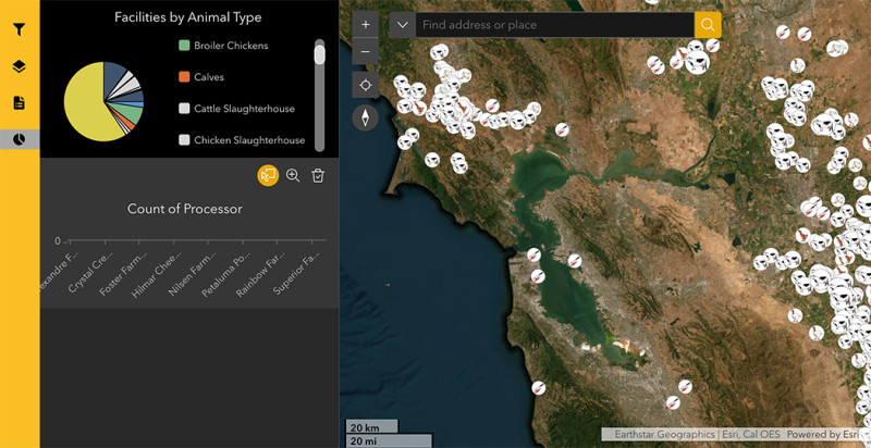 The first-of-its-kind map at FactoryFarmWatch.org is the most comprehensive single source of information on CA's 1300+ industrial animal ...