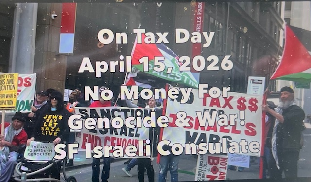 No Money For Genocide & Wars