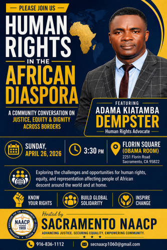Sunday 4/26: Human Rights in the African Diaspora