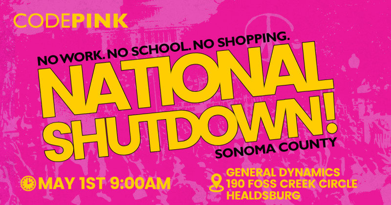 Friday 5/1: May Day: Shutdown the War Economy @ General Dynamics