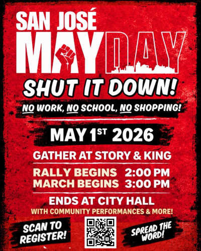 May Day San José 2026 flyer