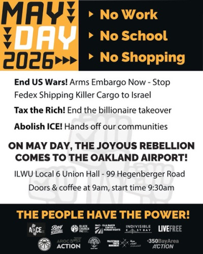 ILUW Local 6
99 Hegenberger Rd
Oakland

Oakland Airport