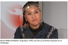 Moira Millán, referente mapuche