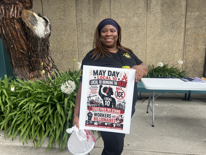 On May Day ILWU 10 Had A Poster