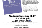 Flyer for Discussion Group — "The Revolutionary Party: Its Role in the Struggle for Socialism" by James P. Cannon (all text in description)