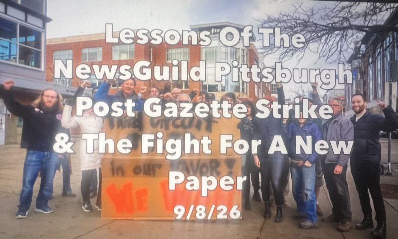 The Pittsburg Post Gazette Newsguild journalists went on the longest unfair labor practice strike in the United States. After going back ...