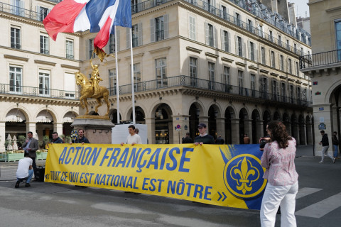 The annual royalist tribute organized by the far-right nationalist promonarchist French political movement L’Action Française during the ...