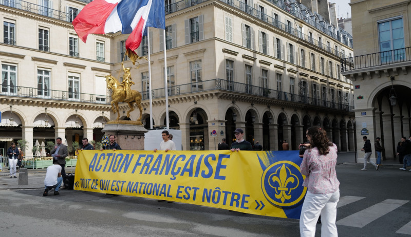 The annual royalist tribute organized by the far-right nationalist promonarchist French political movement L’Action Française during the ...