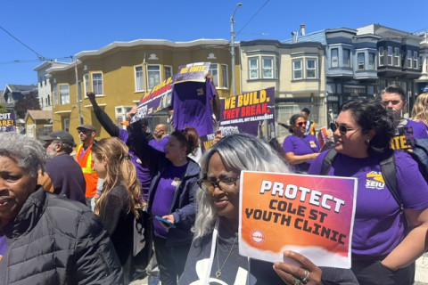 Healthcare Workers Rally To Protect Community Healthcare Centers