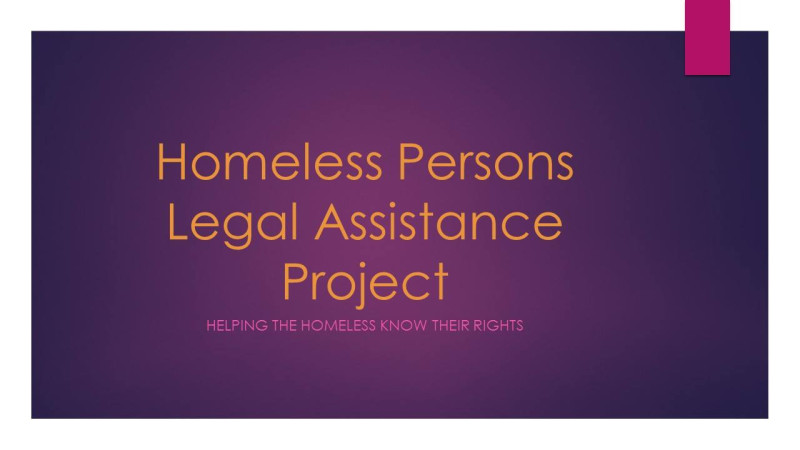 Court Navigation and Local Ordinance Assistance for the Houseless Community