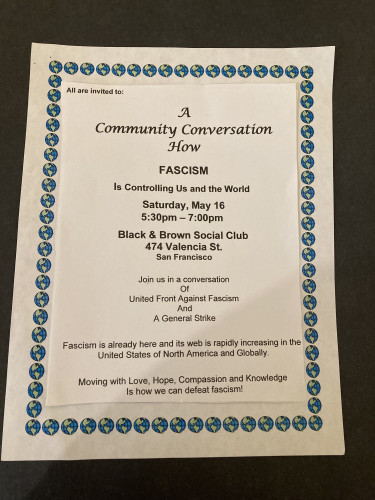 Black &amp; Brown Social Club
474 Valencia St.
San Francisco