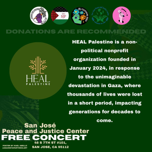 Proceeds to benefit HEALPALESTINE.ORG