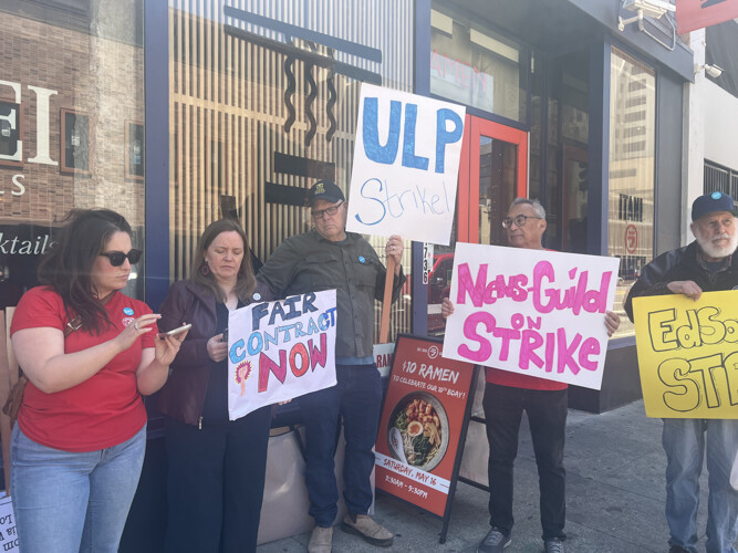NewsGuild Edsource Reporters Went On Strike For One Day