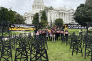 Oil field at Capitol for press conference on April 20, 2026. Photo by Dan Bacher.