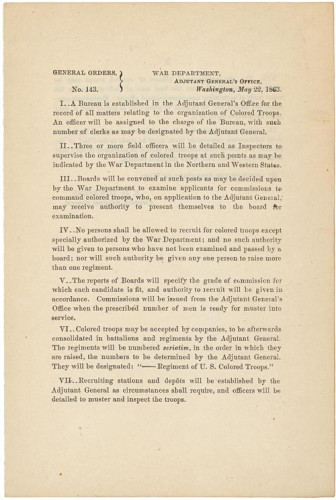 1,918 USCT, enlisted from California soon validated and recognized. Colored soldiers served in artillery and infantry and performed all ...