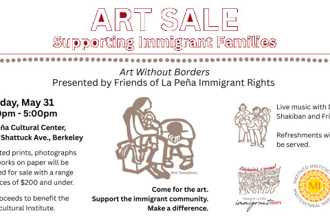 Art Sale flyer with information above