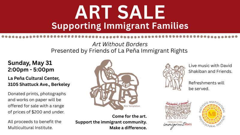 Art Sale flyer with information above