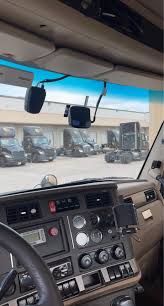 UPS Truck With AI Camera At Terminal