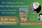 Author Event: Cole Nicole Lefavour