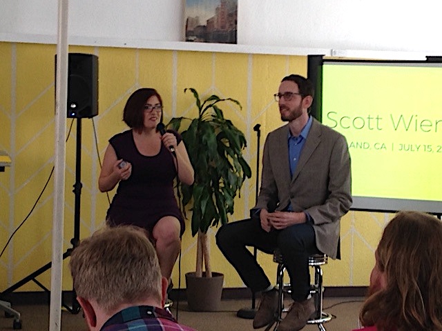 Corporate Developer Shill Scott Wiener With YIMBY Laura Clark Who Is Pushing Working Class & Poor Out Of Their Homes
