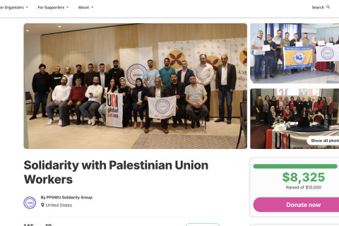 Screenshot of Chuffed crowdfunding link