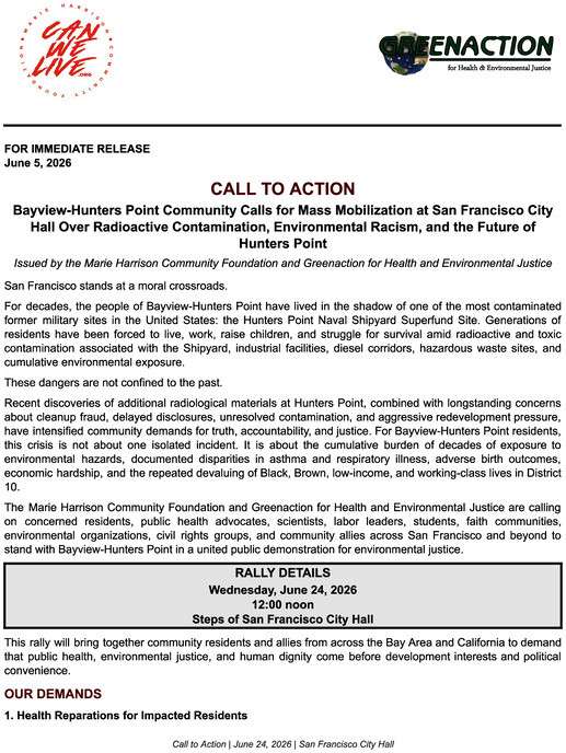 PDF of press release - same as body text of event details