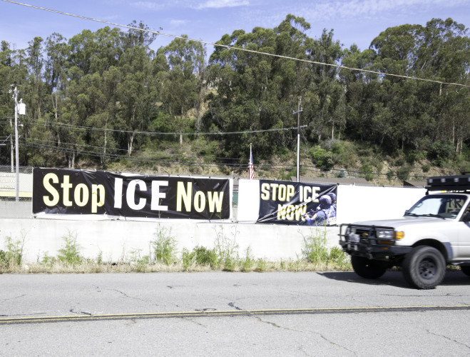 Action at local Citizens Bank branch blasted for financing for-profit prisons