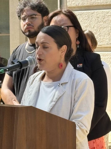 Sarah Alzanoon, Palestinian American League