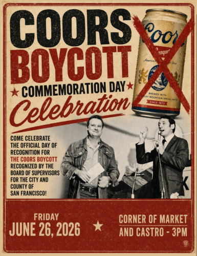 Coors Boycott Commemoration Event