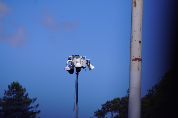 zoomed in shot of tower-mounted D3.