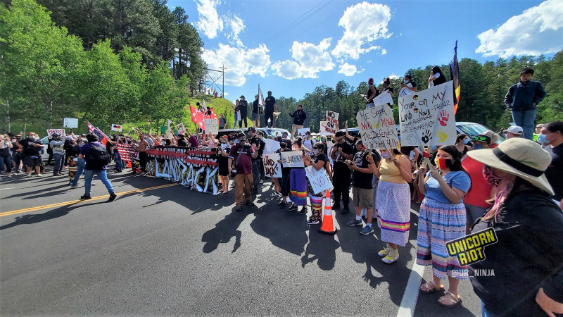 Trump is ignoring the Oglala Lakota Nation which opposes the fireworks event at Mount Rushmore in the sacred Black Hills.