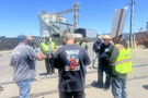 Death To Robots As ILWU 10 Members Protest Unloading Of Sugar Ship