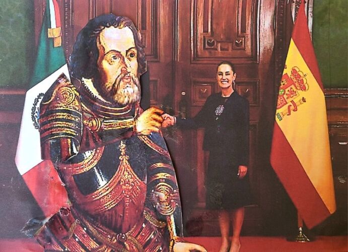 México: Claudia Sheinbaum le pide perdón al rey Felipe VI por los “crímenes cometidos contra España durante la conquista”
