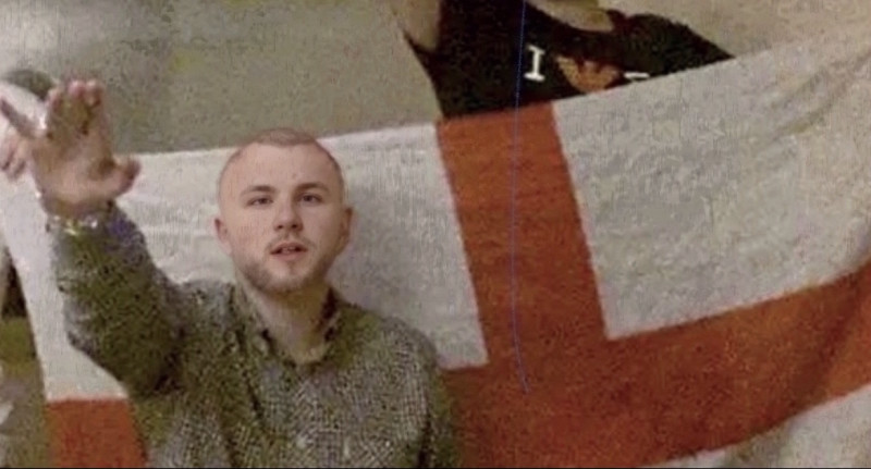 Old photo of Neo Nazi Jacob Thomas 2015