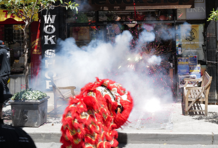 The air pollution of a small ignition of fireworks. Multiply this by 805,000!0
