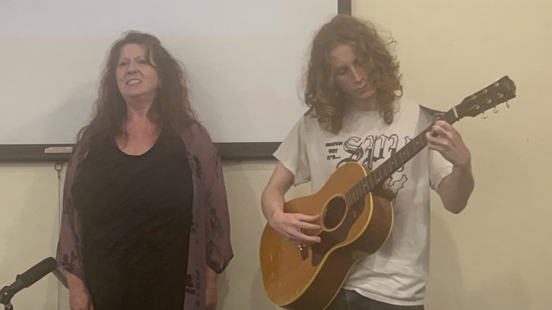 Harry Bridges granddaughter Marie Shell on the anniversary of "Bloody Thursday" sang "The Ballad Of Harry Bridges" by Woody Guthrie. The...