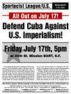 protest leaflet