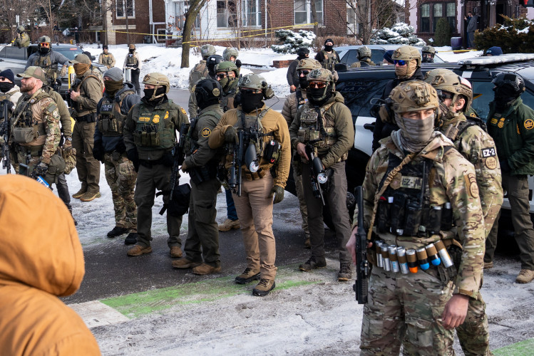 ICE agents in Minneapolis.