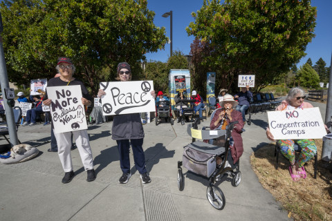 Mill Valley Seniors for Peace have demonstrated continuously on a Mill Valley street corner since 2003, at first against the looming Iraq...
