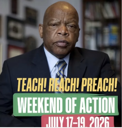 In honor of late Congressman John Lewis:

Nationwide weekend of peaceful marches, rallies and community actions for voting rights, civil ...