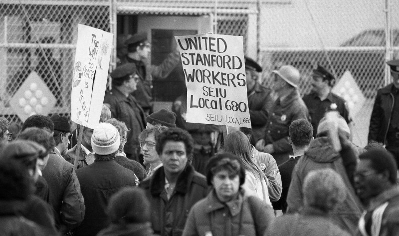 In 1984, ILWU member in San Francisco refused to unload South African cargo