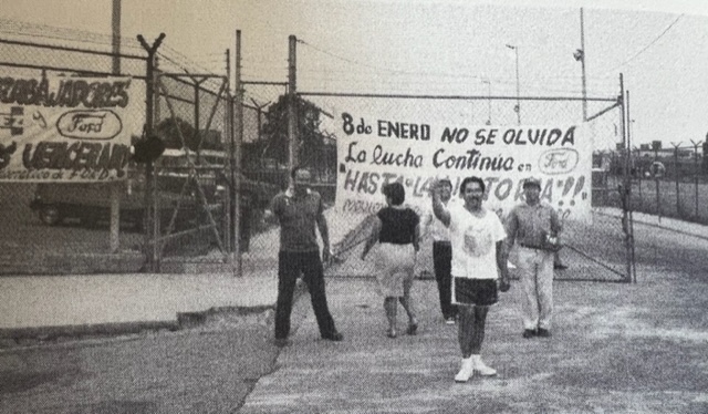 Mexico City Ford Workers Protested The Murder & Attack On. Their Plant By CIA AFL-CIO Funded Thugs