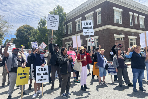Supporters Of ILWU 6 Strike Rallied At Sugar Fest In Crockett