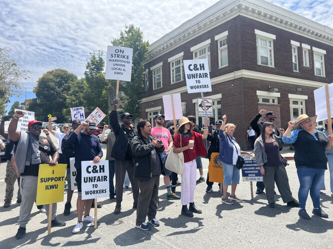 Supporters Of ILWU 6 Strike Rallied At Sugar Fest In Crockett