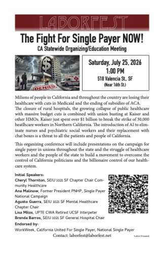 Meeting For Single Payer